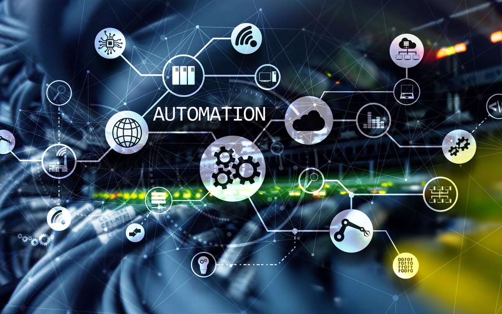 Network diagram of Dynamics 365 automation tools and business process integration