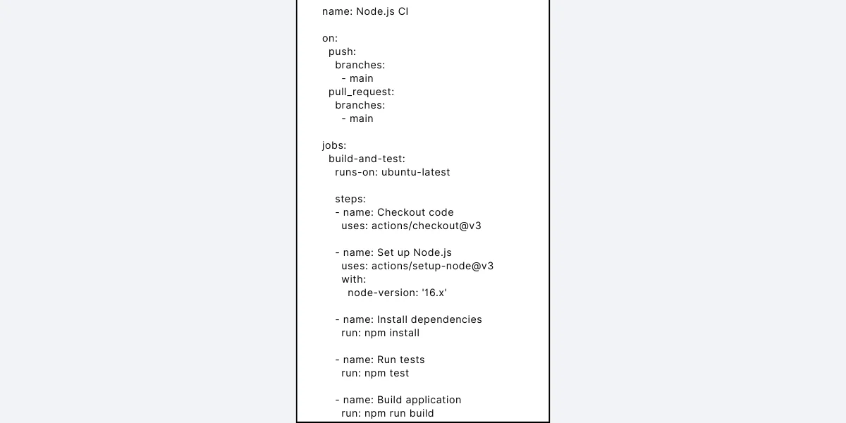 Configure CI using GitHub Actions: 