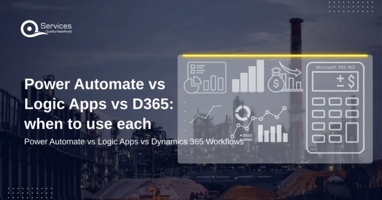 Power Automate vs Logic Apps vs D365: when to use each - Power Automate vs Logic Apps vs Dynamics 365 Workflows