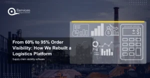 From 60% to 95% Order Visibility: How We Rebuilt a Logistics Platform - supply chain visibility software