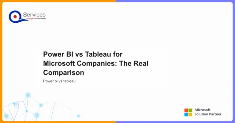 Power BI vs Tableau for Microsoft Companies: The Real Comparison