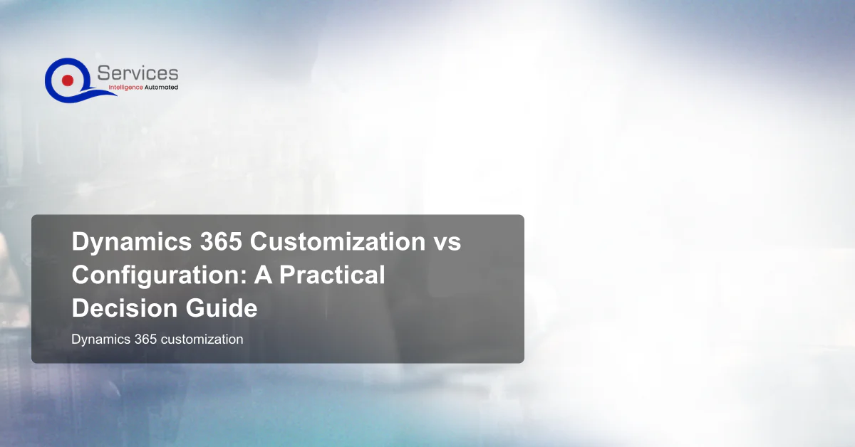 dynamics 365 customization