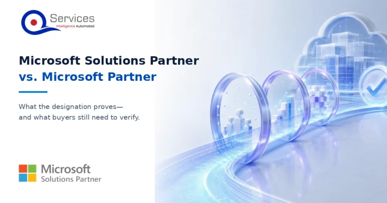 Microsoft Solutions Partner vs Microsoft Partner designation comparison for IT procurement leaders