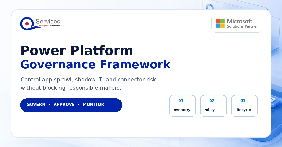 Power Platform governance framework for stopping app sprawl and shadow IT - power platform governance best practices