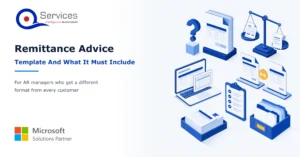 Isometric illustration of a remittance advice document with line items, a payment stack and a matching arrow linking it to an open invoice ledger.